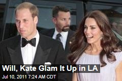 Prince William, Catherine Glam It Up in LA