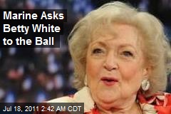 Marine Asks Betty White to the Ball