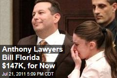 Casey Anthony Lawyers Bill Florida $147,000 for Expenses