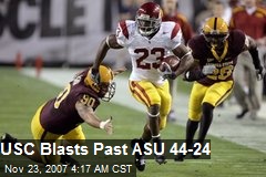 USC Blasts Past ASU 44-24