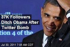 Obama Loses 37K Followers in Twitter Bombs