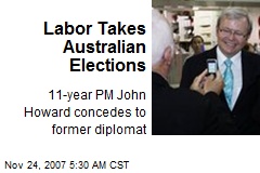 Labor Takes Australian Elections