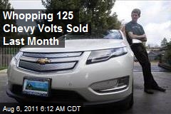 Whopping 125 Chevy Volts Sold Last Month