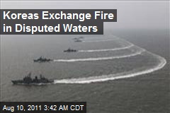 Koreas Exchange Fire in Disputed Waters