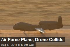Air Force Plane, Drone Collide