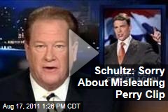 MSNBC's Ed Schultz Apologizes for Rick Perry 'Big Black Cloud' Clip