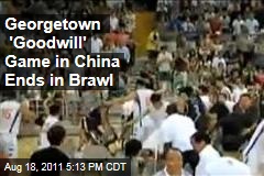 Georgetown Basketball, Joe Biden See Fisticuffs in China