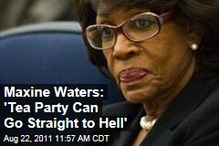Maxine Waters: 'Tea Party Can Go Straight to Hell'