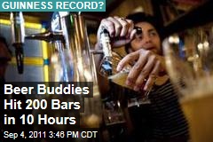 New York Beer Drinkers Hit 200 Pubs to Beat Guinness World Record