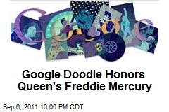 Google Doodle Honors Queen&#39;s Freddie Mercury