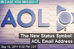 The New Status Symbol: AOL Email Address