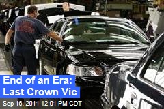Last Crown Victoria Rolls Off Ford Assembly Line