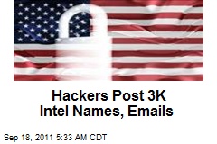 Hackers Post 3K Intel Names, Emails