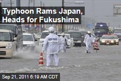 Typhoon Roke Rams Japan, Heads for Fukushima