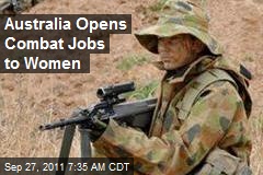 Australia Opens Combat Jobs to Women