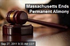 Massachusetts Ends Permanent Alimony