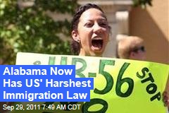Alabama Illegal Immigration Law: Portions Go Take Effect Today After Judge's Ruling