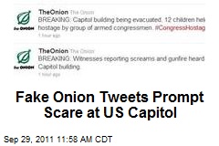 Fake Onion Tweets Prompt Scare at US Capitol