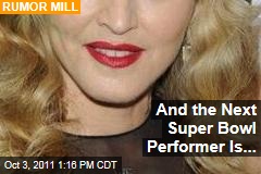 Madonna to Play Super Bowl XLVI Halftime Show