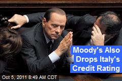 Moody&#39;s Also Drops Italy&#39;s Credit Rating