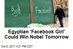 Egypt 'Facebook Girl' Esraa Abdel Fattah Could Win Nobel Peace Prize Tomorrow