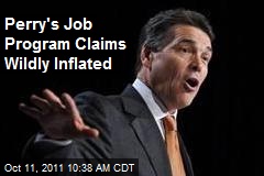 Perry&#39;s Job Program Claims Wildly Inflated