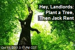 Hey, Landlords: Plant a Tree, Then Jack Rent