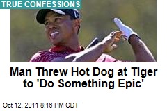 Brandon Kelly Threw Hot Dog at Tiger Woods to 'Do Something Epic'