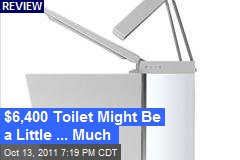 $6,400 Toilet Might Be a Little ... Much