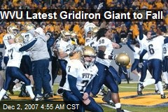 WVU Latest Gridiron Giant to Fall
