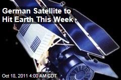 German ROSAT Satellite to Hit Earth This Week