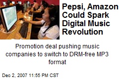Pepsi, Amazon Could Spark Digital Music Revolution