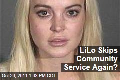 Lindsay Lohan Skips Community Service Again? Shows up Late to Morgue