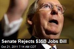 Senate Rejects $35B Jobs Bill