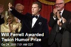 Will Ferrell Wins Mark Twain Prize
