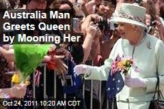 Queen Elizabeth II Visits Australia, Gets Mooned