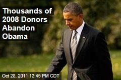 Election 2012: Tens of Thousands of 2008 Donors Abandon President Obama