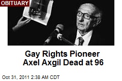 Gay Rights Pioneer Axel Axgil Dead at 96