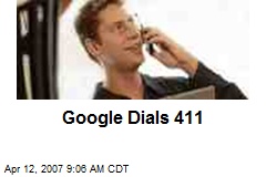Google Dials 411