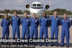 Atlantis Crew Counts Down