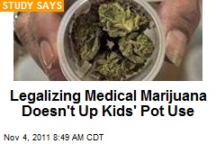 Legalizing Medical Marijuana Doesn&#39;t Up Kids&#39; Pot Use