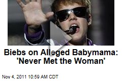 Justin Bieber on Alleged Babymama Mariah Yeater: 'Never Met the Woman' ('Today' Video)