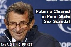 Paterno Not a Suspect in Penn State Sex Scandal