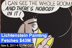 Roy Lichtenstein Painting Sells for a Record $43 Million at Christie's