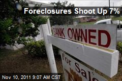 Foreclosures Shoot Up 7%