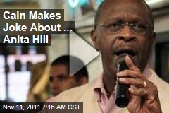VIDEO: Herman Cain Makes Anita Hill Joke