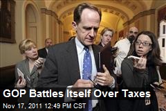 GOP Battles Itself Over Taxes
