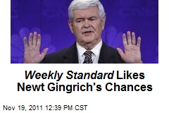 Weekly Standard Likes Newt Gingrich&#39;s Chances