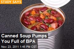 Canned Soup Pumps You Full of BPA