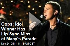American Idol Winner Scotty McCreery Has a Lip Sync Fail at Macy's Parade